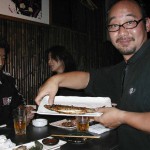 06'芸術祭、江古田にて懇親会　10代松尾、ひもの屋さんの料理おいしかったです。